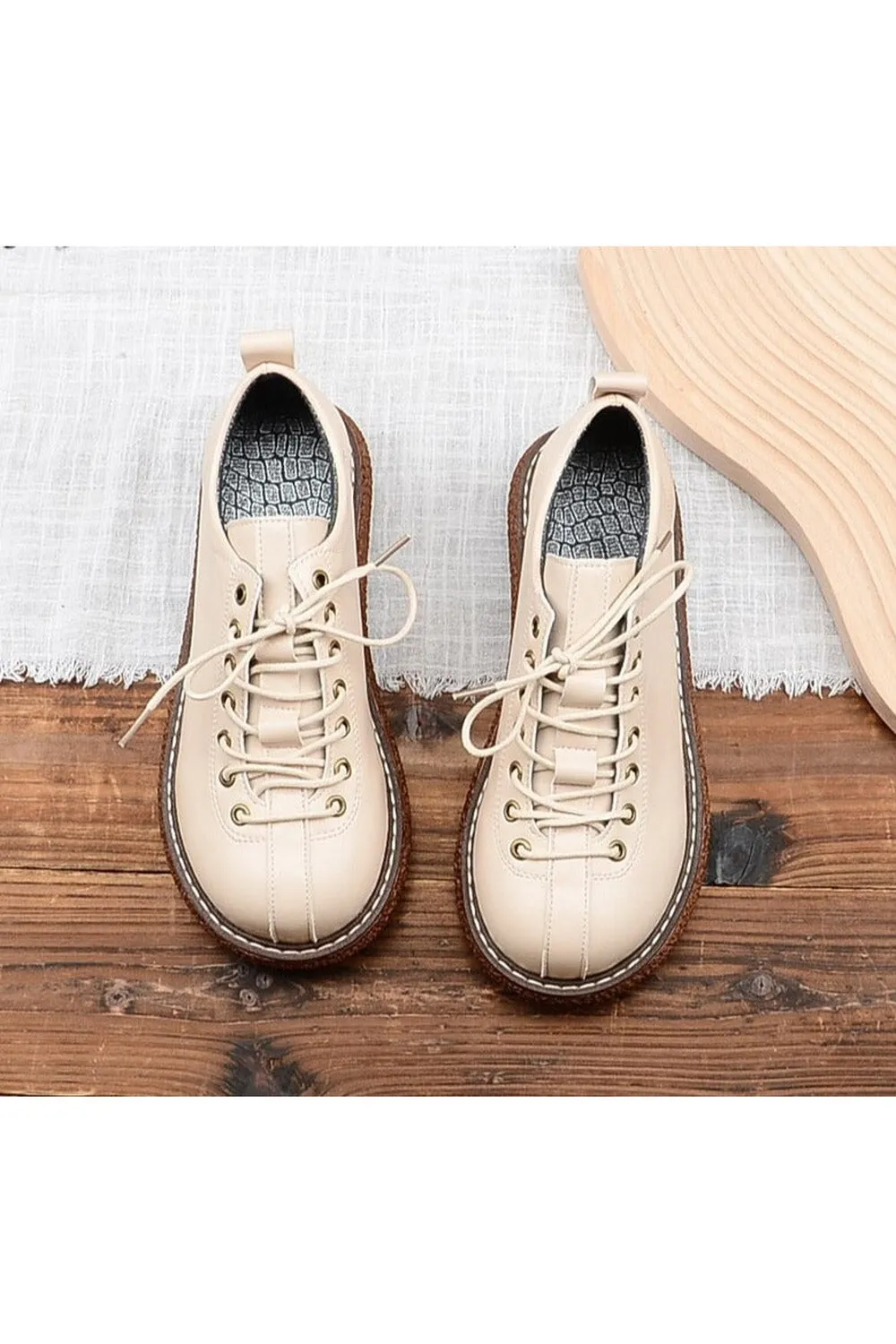 Mori Thick-Soled Retro Shoes