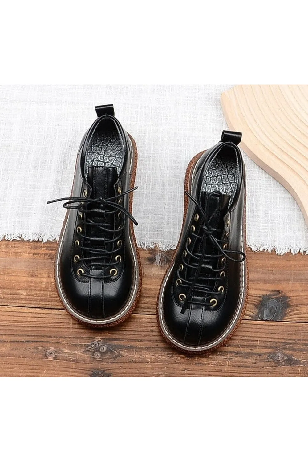 Mori Thick-Soled Retro Shoes