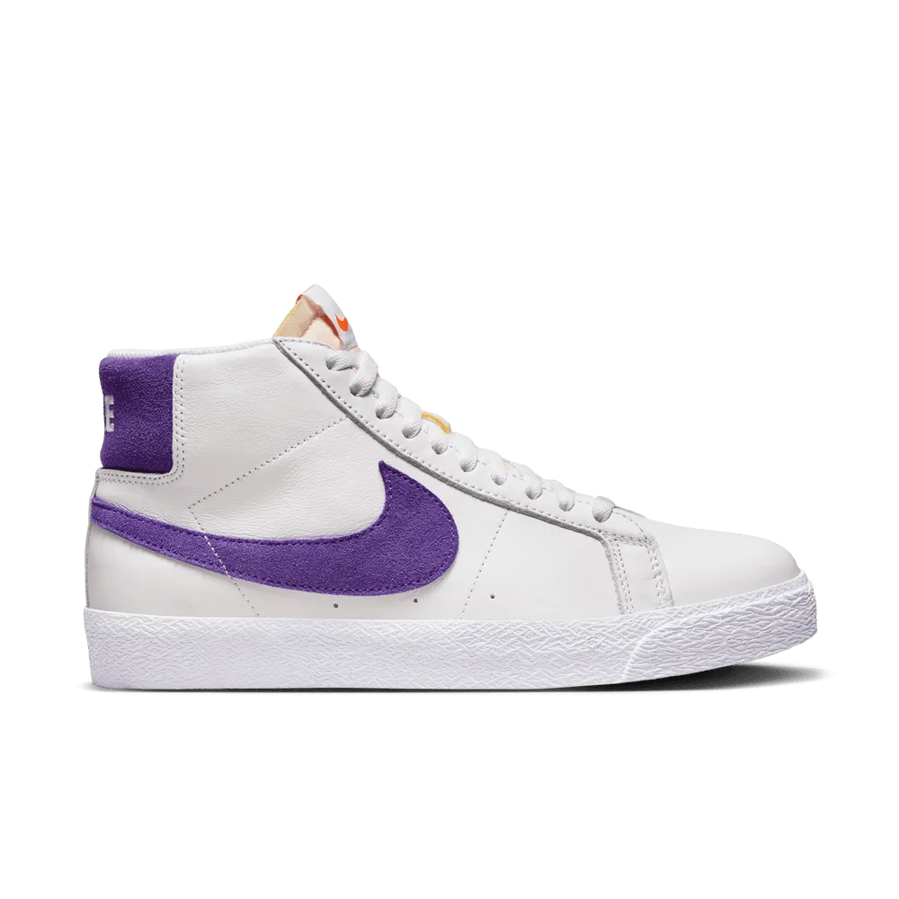 Nike SB Zoom Blazer Mid White Court Purple White Gum Light Brown