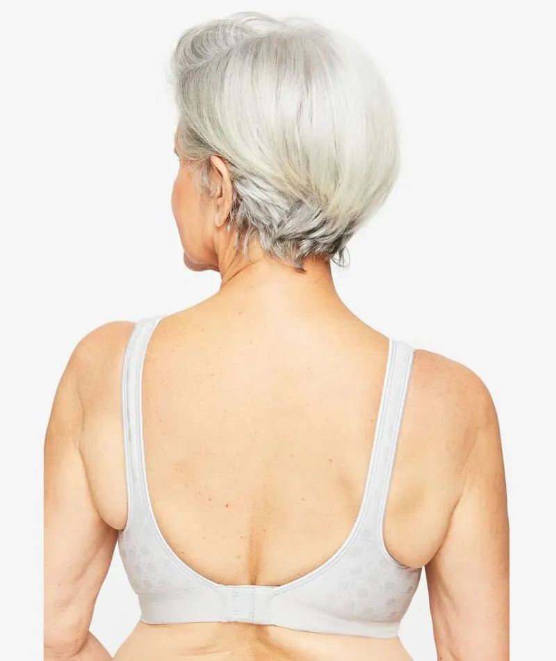 Playtex Comfort Revolution Contour Dot Wire-free Bra - Crystal Grey