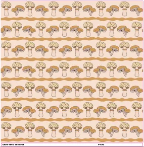 PV36 Mushrooms 1 vinyl sheet