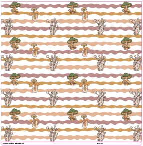PV37 Mushrooms 2 vinyl sheet