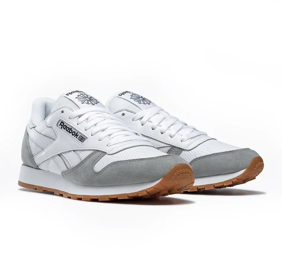 Reebok Classic Leather MU Trainers - White / Grey