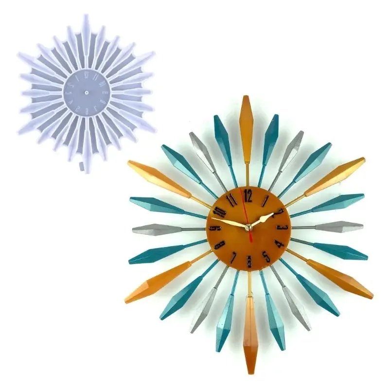 Retro Clock Resin Mold
