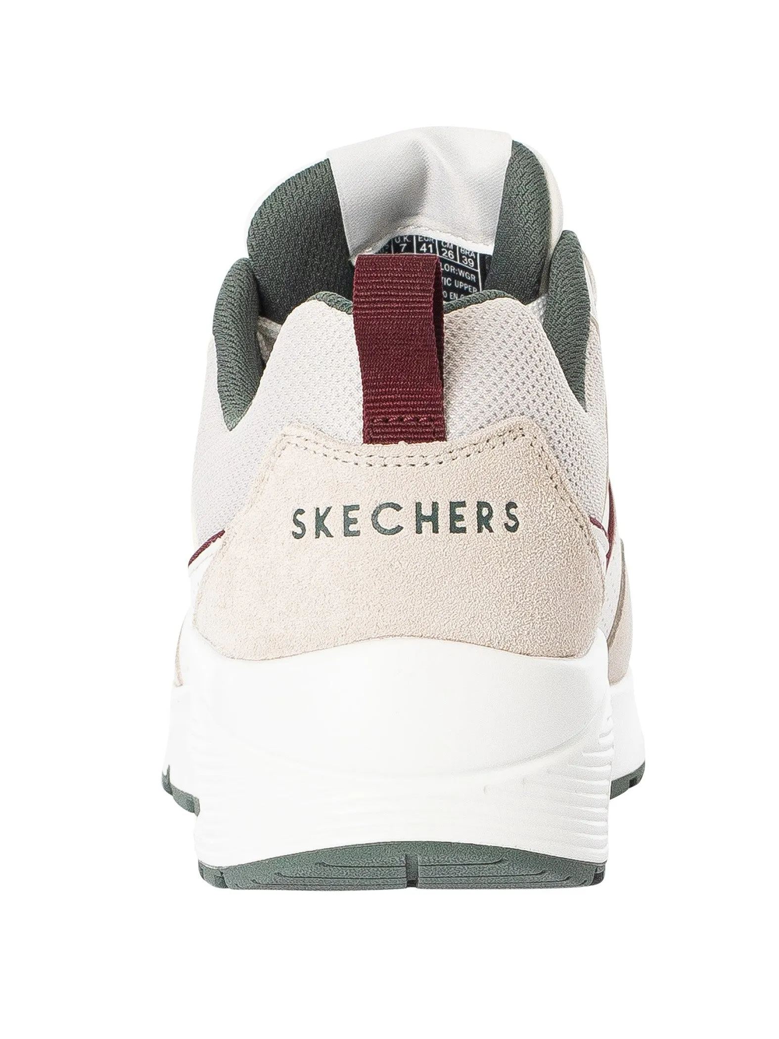 SKECHERS MEN'S UNO RETRO WHITE SNEAKER SHOES
