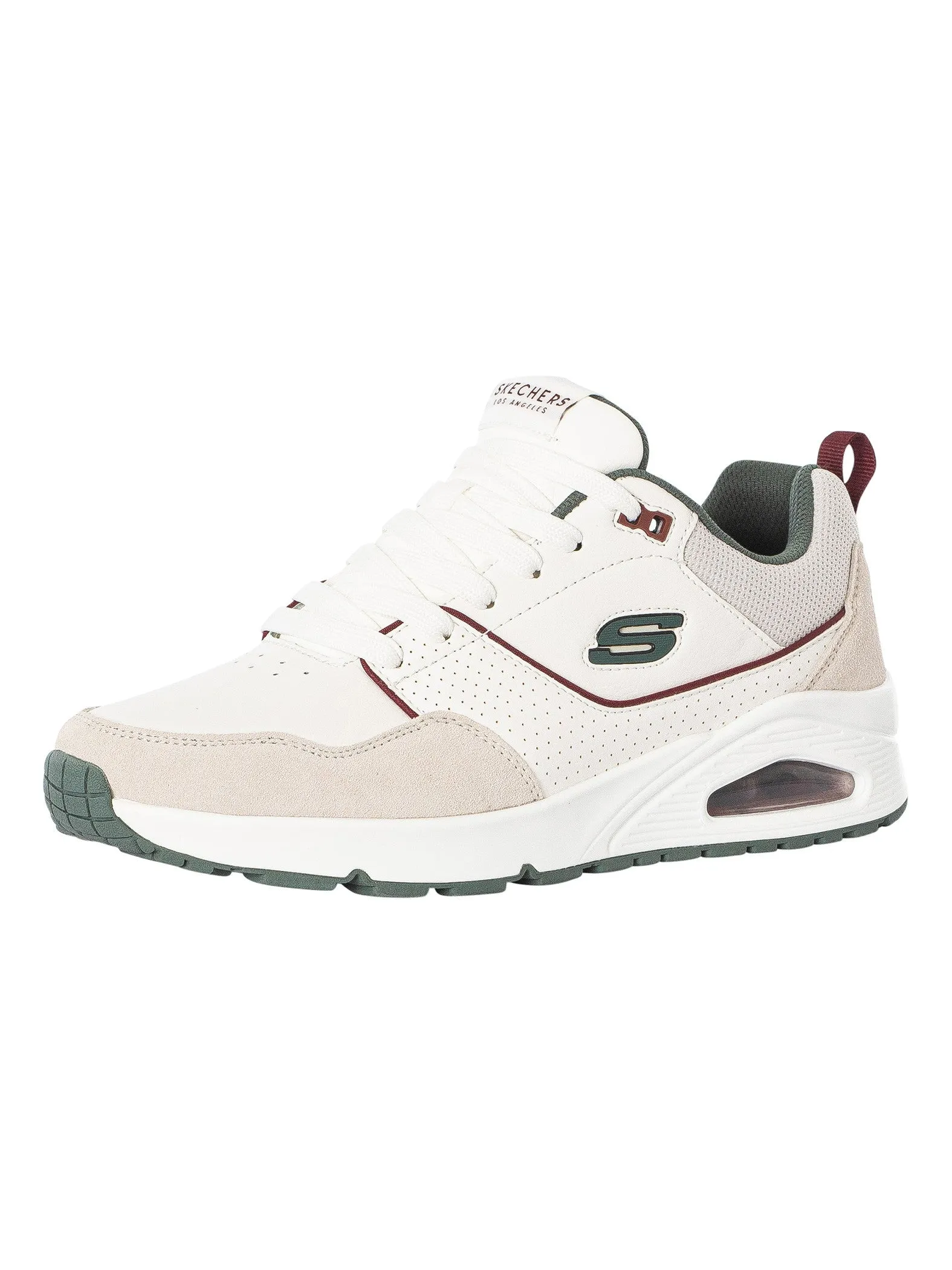 SKECHERS MEN'S UNO RETRO WHITE SNEAKER SHOES