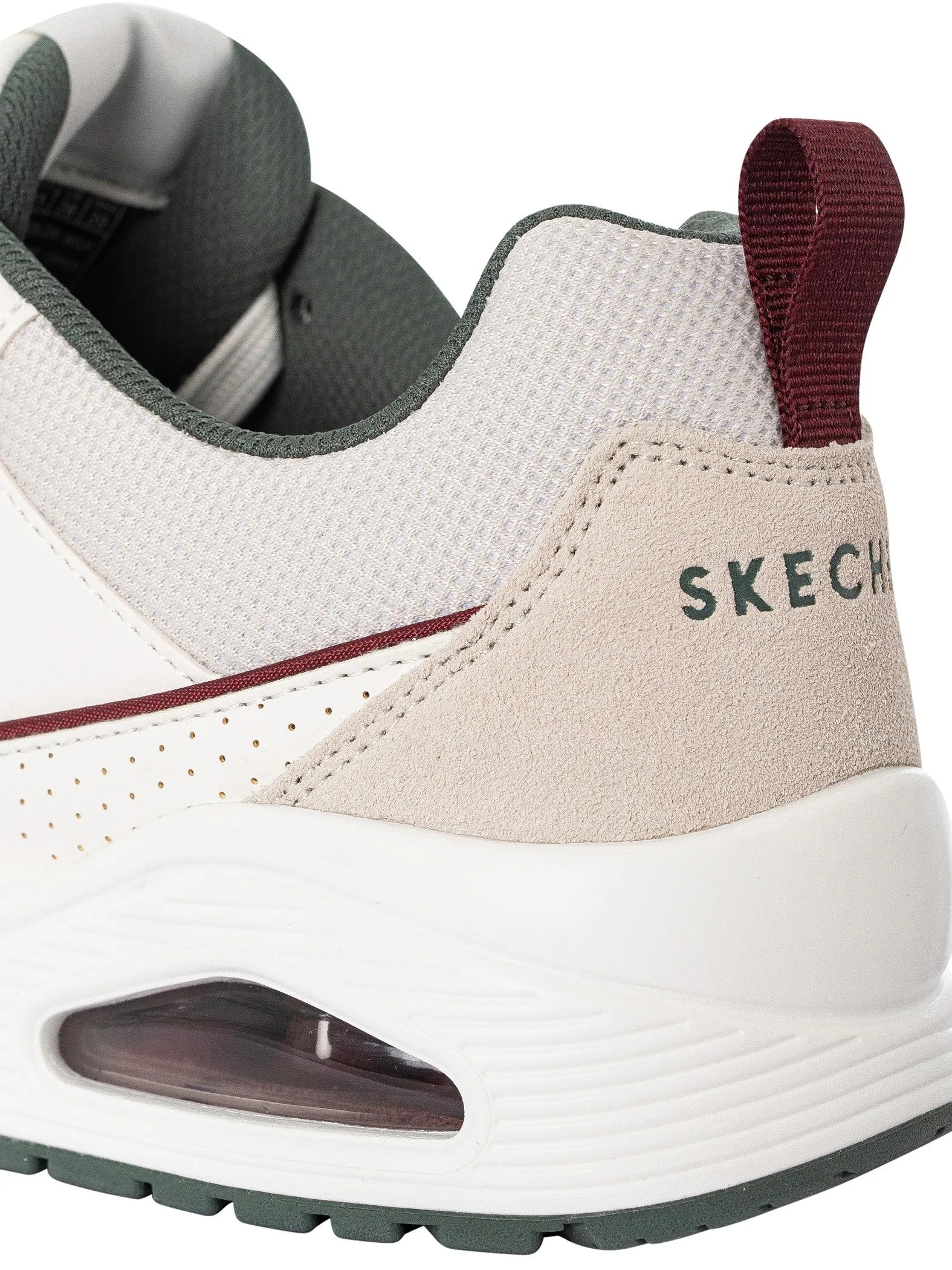 SKECHERS MEN'S UNO RETRO WHITE SNEAKER SHOES