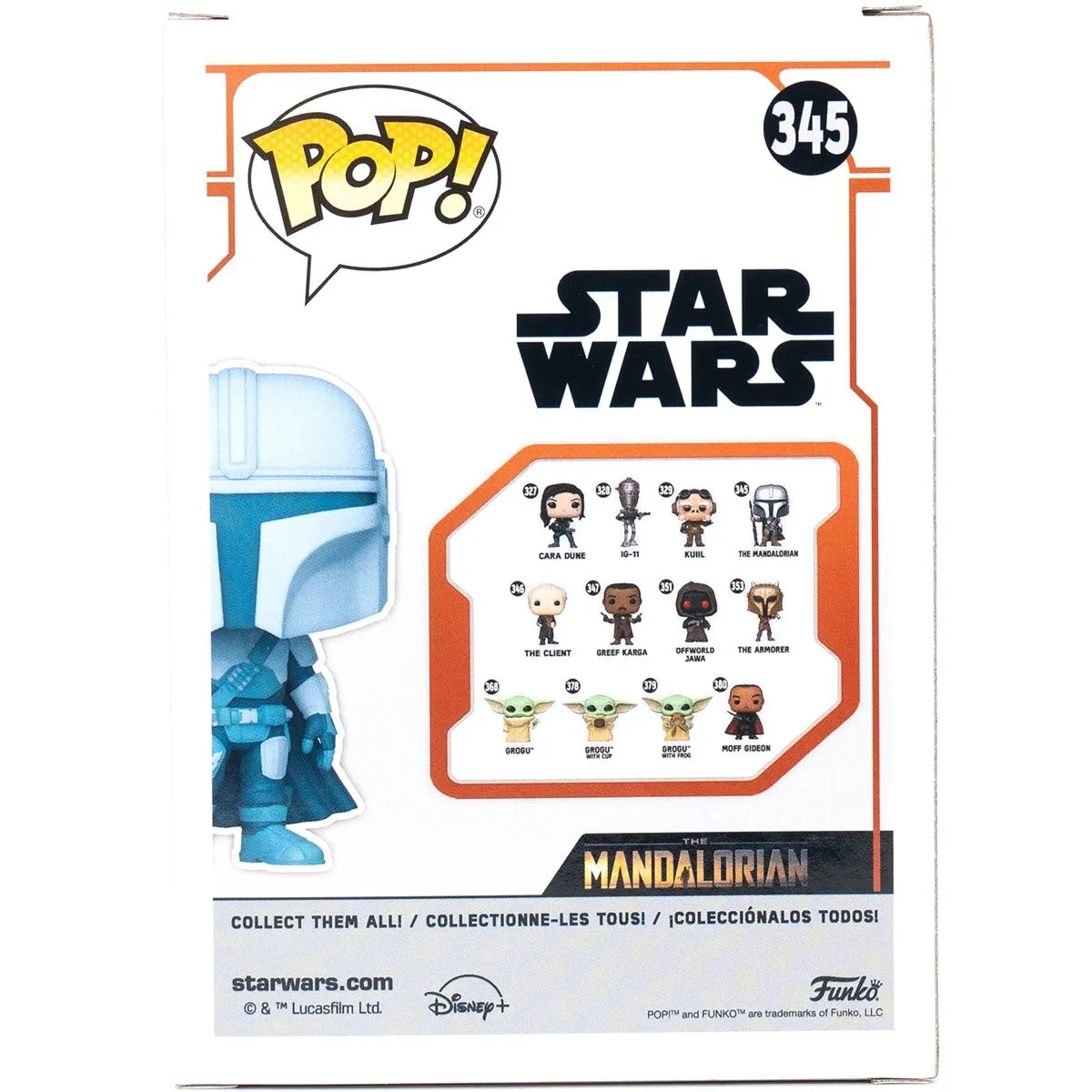 The Mandalorian Hologram GITD Funko Pop! Vinyl - EE Exclusive