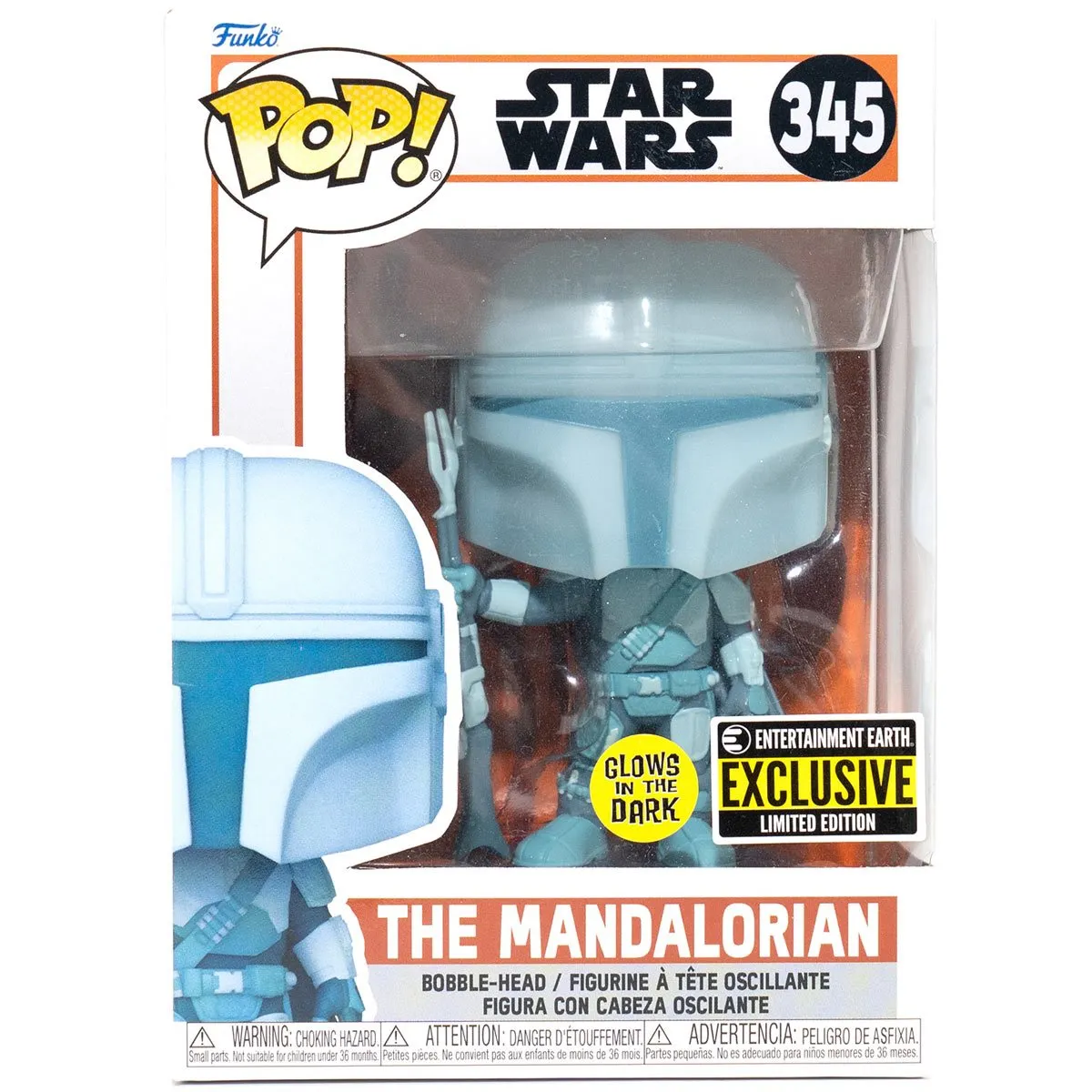 The Mandalorian Hologram GITD Funko Pop! Vinyl - EE Exclusive