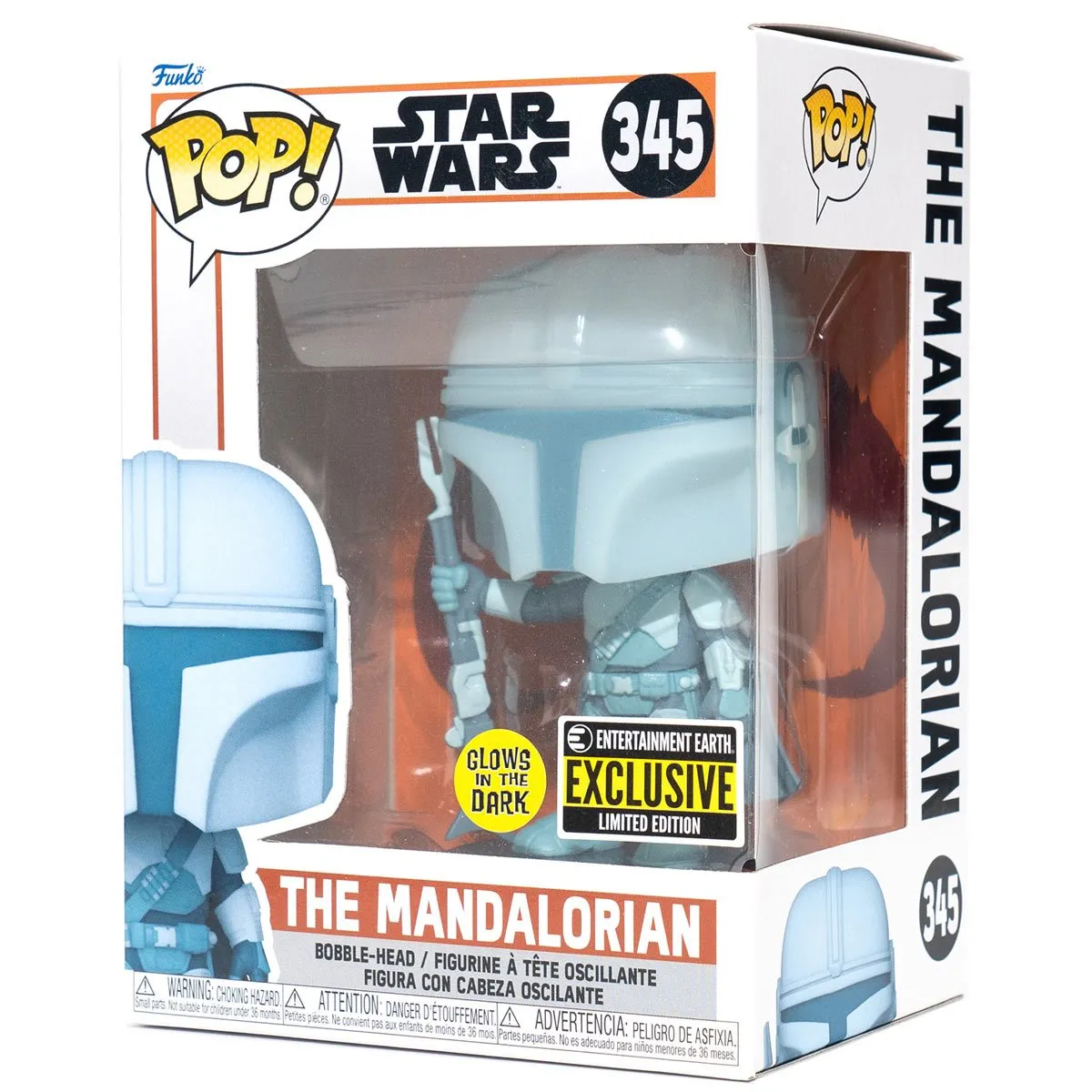 The Mandalorian Hologram GITD Funko Pop! Vinyl - EE Exclusive