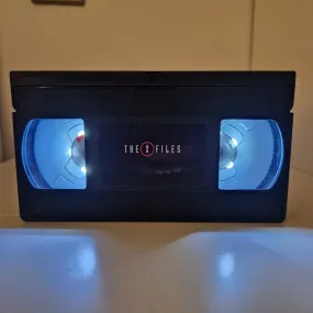 The X-Files Title Card Design (TV Show) VHS LED Lamp