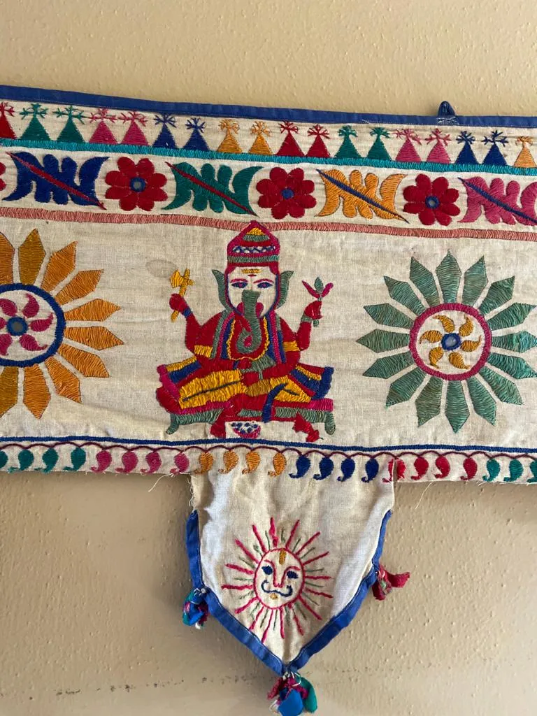 Toran : Vintage Gujarati Embroidered Textile