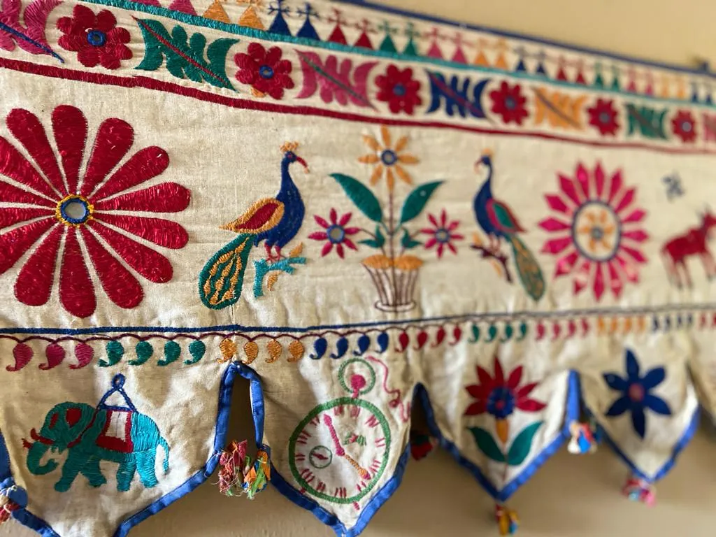Toran : Vintage Gujarati Embroidered Textile