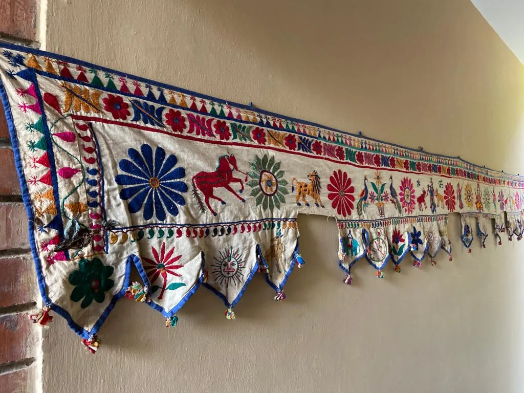 Toran : Vintage Gujarati Embroidered Textile