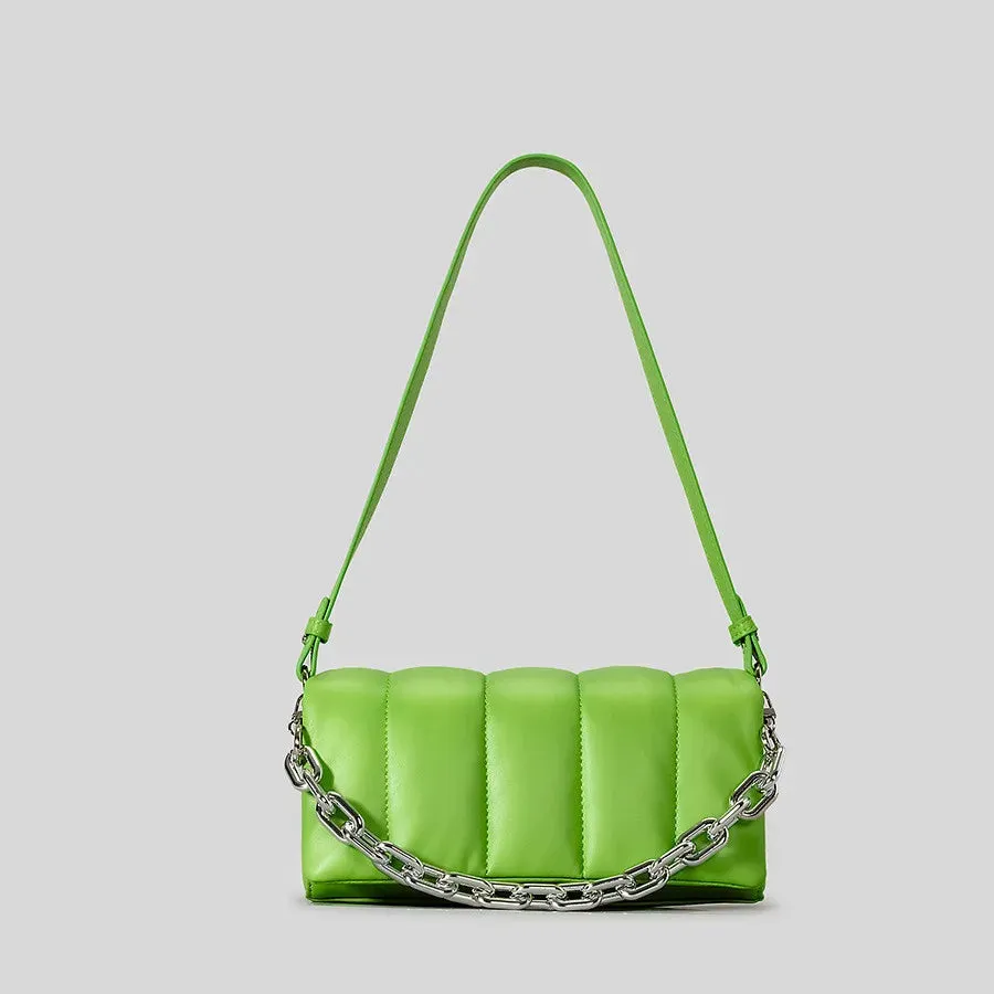 UAKISS  -  Chain Underarm Bag Women's New Fashion Design Luxury  Popular Versatile Retro 2 straps Shoulder Crossbody Small Square Bag