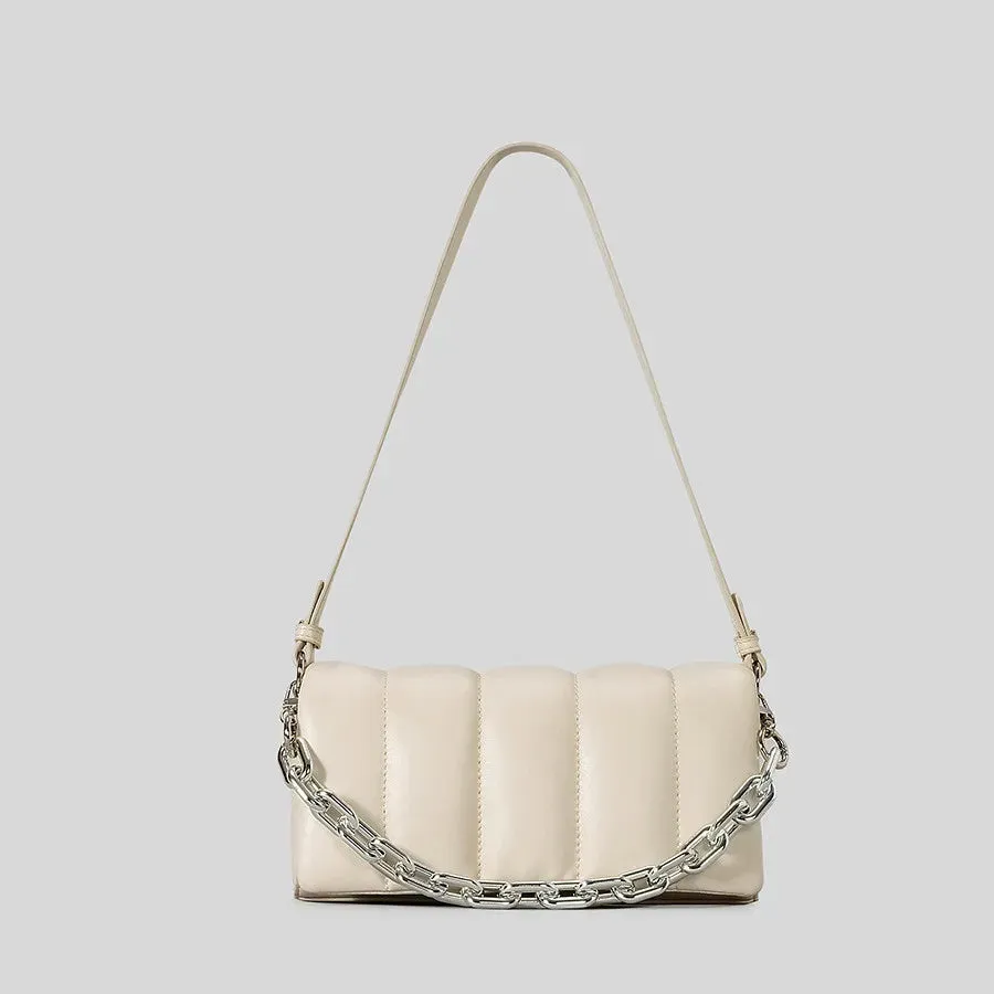 UAKISS  -  Chain Underarm Bag Women's New Fashion Design Luxury  Popular Versatile Retro 2 straps Shoulder Crossbody Small Square Bag