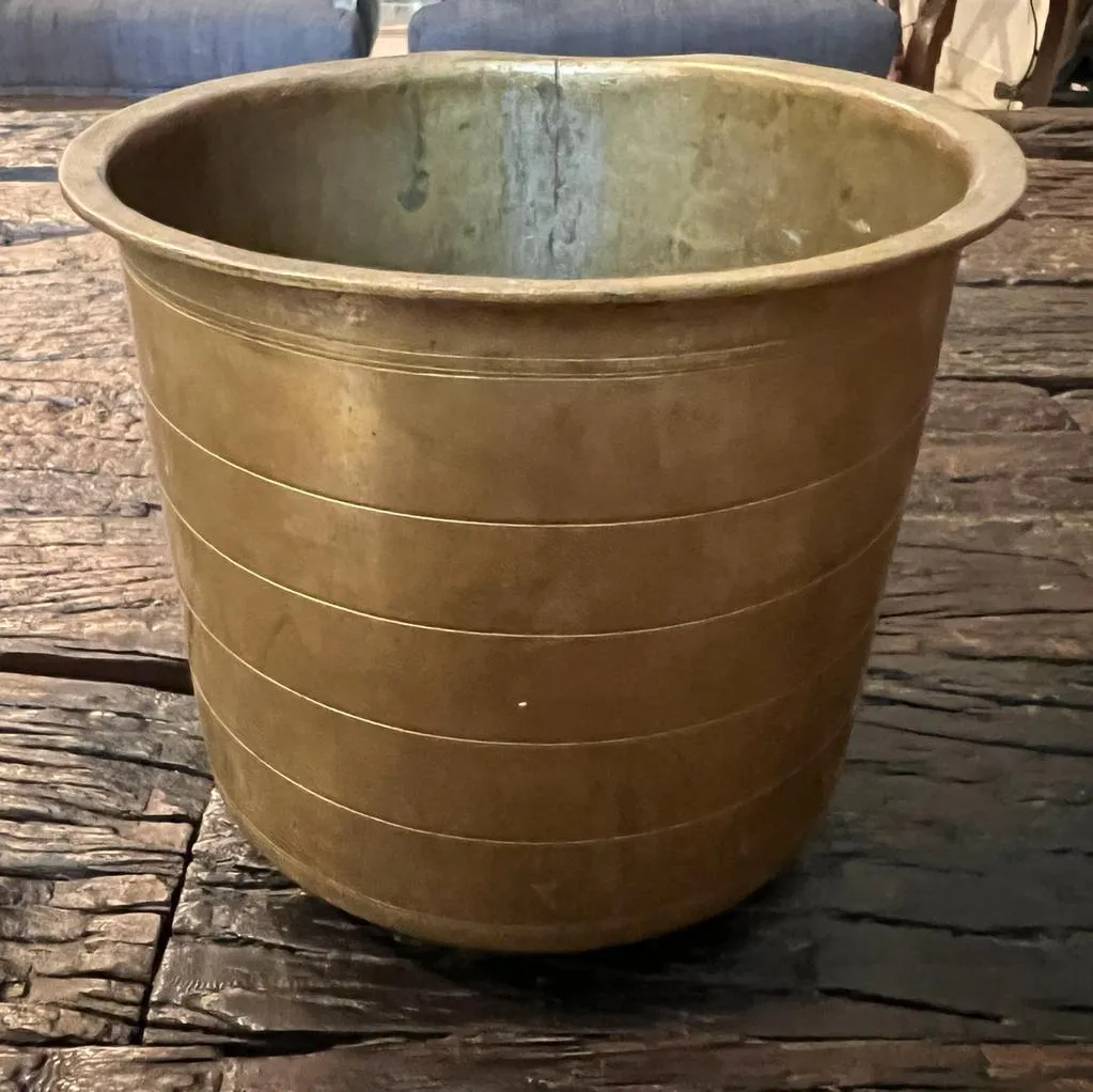 Vintage Metal Rasam Bowl 1 ( Eeya Chombu )