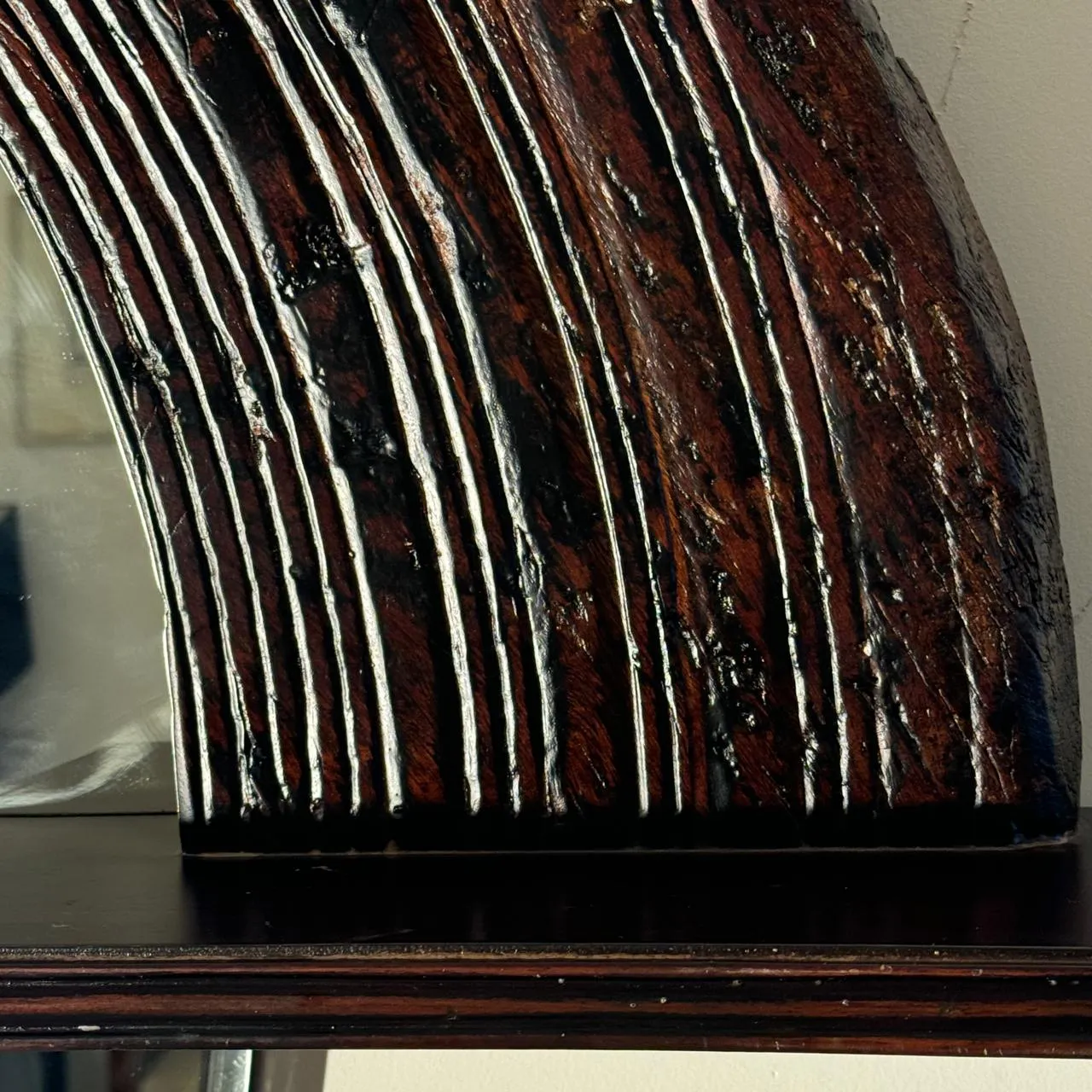 Wooden mirror : Aaina 24
